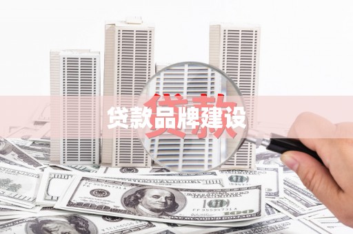 牡丹贷款品牌建设
