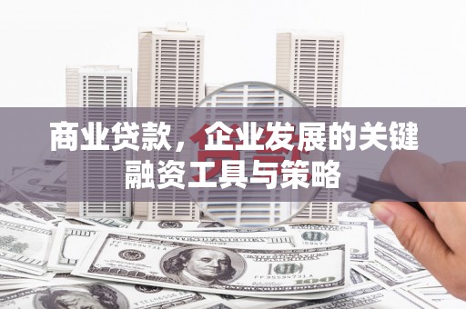 柳南商业贷款，企业发展的关键融资工具与策略