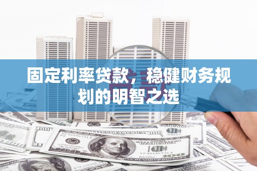 龙文固定利率贷款，稳健财务规划的明智之选