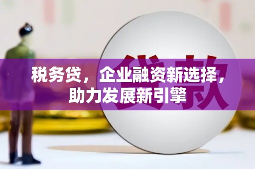 佳木斯税务贷，企业融资新选择，助力发展新引擎