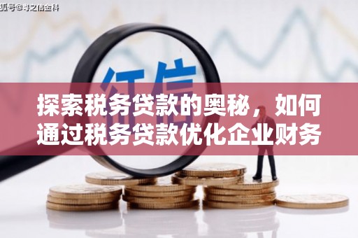 察隅探索税务贷款的奥秘，如何通过税务贷款优化企业财务