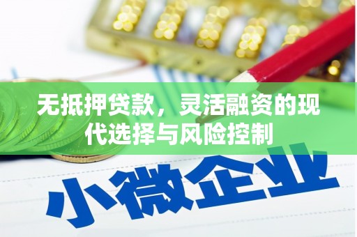 塘厦无抵押贷款，灵活融资的现代选择与风险控制