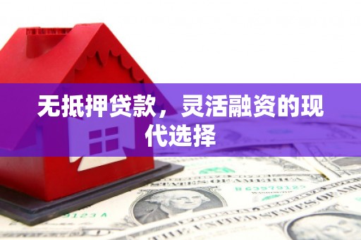 秀屿无抵押贷款，灵活融资的现代选择