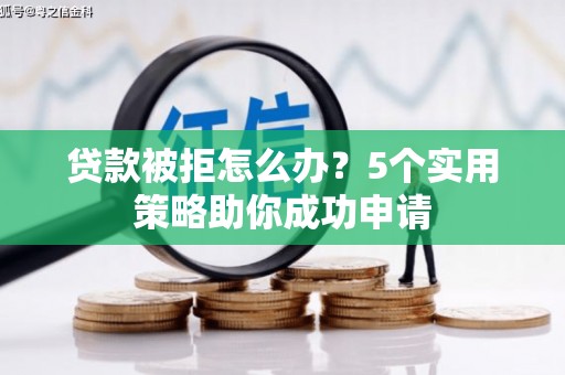 茌平贷款被拒怎么办？5个实用策略助你成功申请