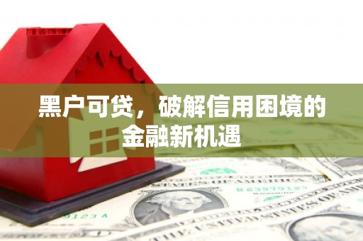 鸡东黑户可贷，破解信用困境的金融新机遇