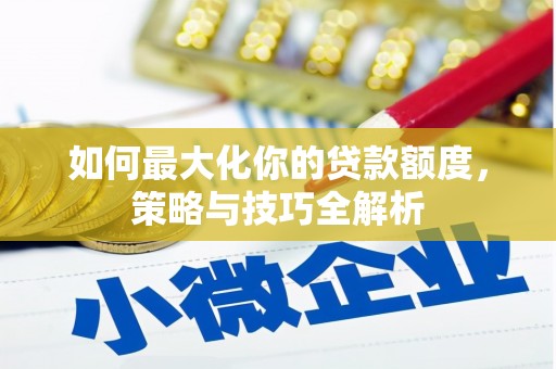 潘集如何最大化你的贷款额度，策略与技巧全解析