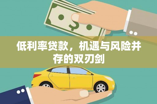 荥经低利率贷款，机遇与风险并存的双刃剑