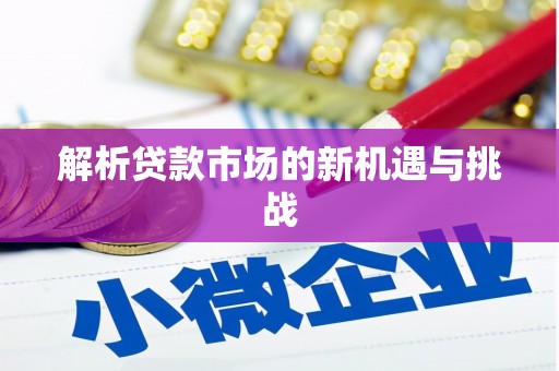 青山湖解析贷款市场的新机遇与挑战